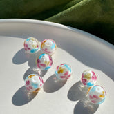 Floral Bubble Beads